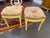 Mid 20th Century Vintage French Louis XVI Style Painted Stool With Floral Needlepoint Fabric and Nailhead Trim For Sale In Boston - Image 6 of 7