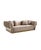 New Luna 3–Piece Channel Tufted Gold Accent Luxury Sofa Set - Sofa , Loveseat & Chair For Sale In Houston - Image 6 of 18
