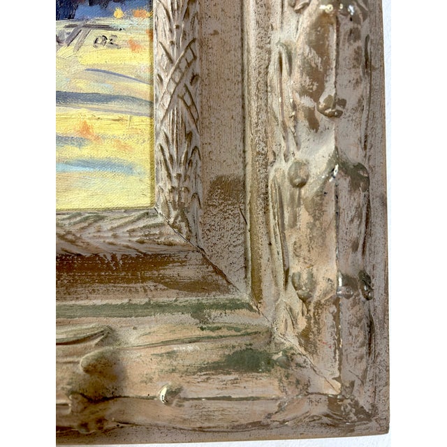 Light Yellow Vintage Plein Air California Desert Landscape Painting by Robert Arnett For Sale - Image 8 of 12