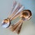 Silver 1930s Art Deco Bowl Soup Spoons (Gumbo) Mildred Silverplate, C1936 by National Silver Co 12 Pc Pruistine For Sale - Image 8 of 16