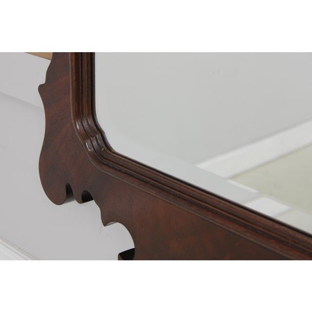 Drexel Heritage Heirlooms Collection Mahogany Wall Mirror For Sale In Philadelphia - Image 6 of 14