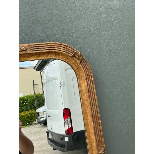 Vintage Ornate Wood Wall Mirror For Sale - Image 11 of 17