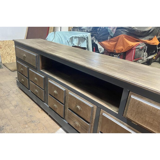 Vintage Counter in Wood, 1960s For Sale - Image 14 of 17