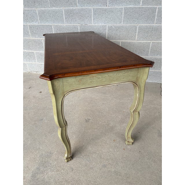 Heritage Grand Tour Country French Style Walnut Writing Desk For Sale In Philadelphia - Image 6 of 16