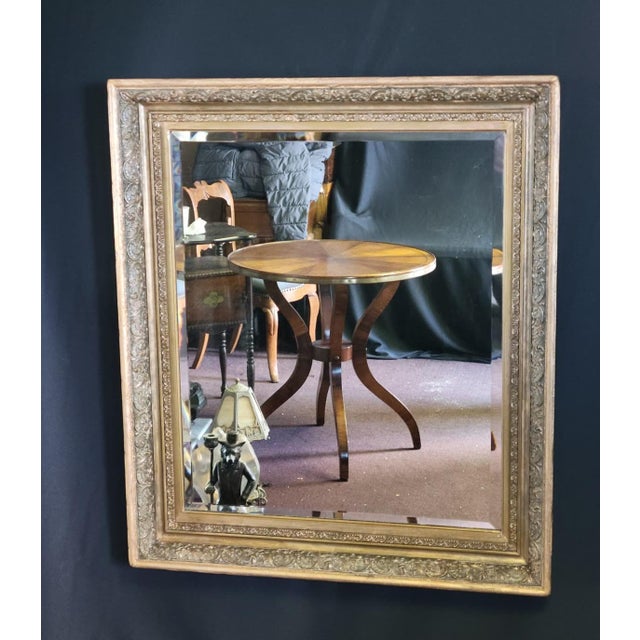 19th C French Louis XV Rococo Walnut Gilt Wall Mirror Ornate Gold Frame For Sale In Philadelphia - Image 6 of 12