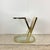 Vintage Hollywood Regency Brass & Glass Magazine Rack Side Table For Sale In Philadelphia - Image 6 of 18