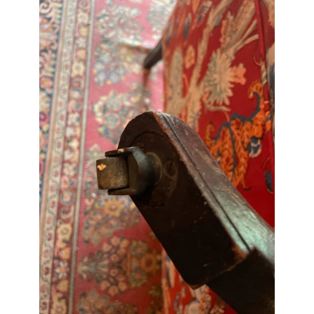 Antique Mahogany Dumb Waiter Silent Butler Three Tier Server For Sale - Image 9 of 12