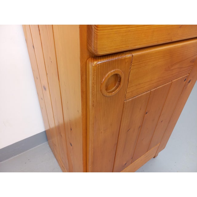 Vintage Pine Storage Cabinet by Charlotte Perriand, 1960s For Sale - Image 13 of 18
