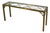 Mastercraft Brass Chinese Chippendale Console Table For Sale