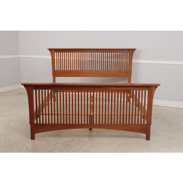 Age: C.1998 Details: Finish no.3 Solid Cherry High Quality Construction Arts & Crafts Style Prairie Style Offered @...