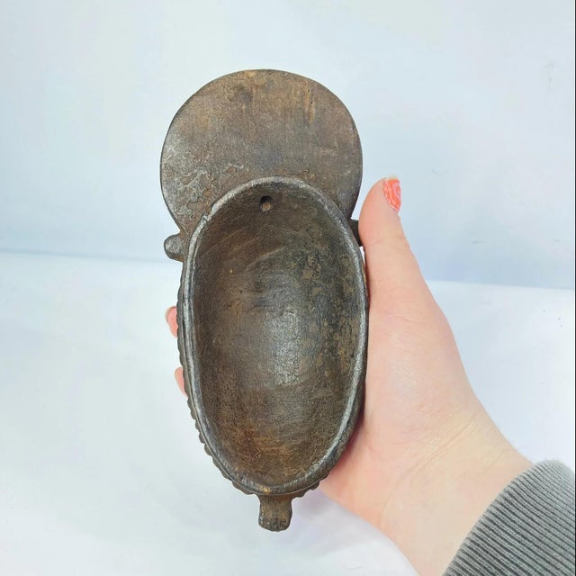 Early 20th Century Yaure Baule Portrait Mask Cote d'Ivoire For Sale - Image 4 of 6
