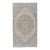 Vintage Turkish Oushak Rug With All-Over Sub-Geometric Medallion Design For Sale