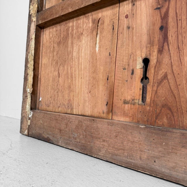 Antique Japanese Wooden Rolling Door, 1890s For Sale - Image 18 of 18