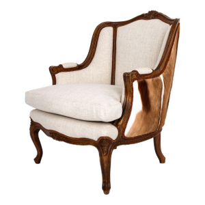 Early 1900s Antelope Hide Chair