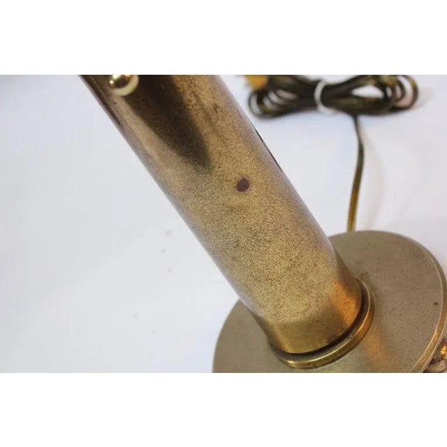 Vintage Brass Artillery Shell Trench Art Table Lamp For Sale - Image 10 of 13