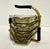 Mid Century Party Ashtray Set 4 Gray Smoky Glass Trays W/ Metal Carrying Stand Stacking MCM For Sale In Los Angeles - Image 6 of 6