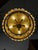 Gold Brass and Glass Pendant Lamp by Carl Fagerlund for Orrefors For Sale - Image 8 of 11