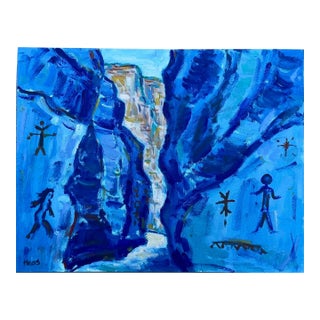 Ancient Passage - Contemporary Narrows Oil Painting For Sale