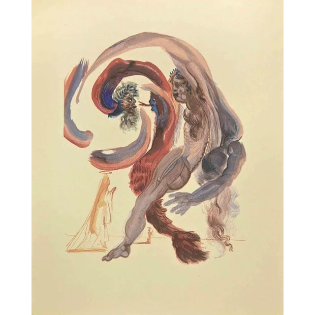 Salvador Dali, The Forth Terrace, Woodcut, 1963 For Sale - Image 4 of 4