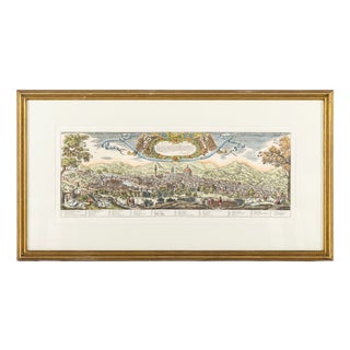 Framed Map of Tuscania For Sale