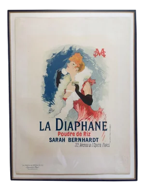 Les Maîtres De l'Affiche 19th C. Lithograph, Cheret, La Diaphane