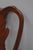 Wood Vintage Queen Anne Style Crotch Mahogany Dining Room Side Chairs - A Pair For Sale - Image 7 of 12