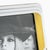 Silver Noel BC Chrome and Brass Picture Frame, Italy circa 1970 For Sale - Image 8 of 9