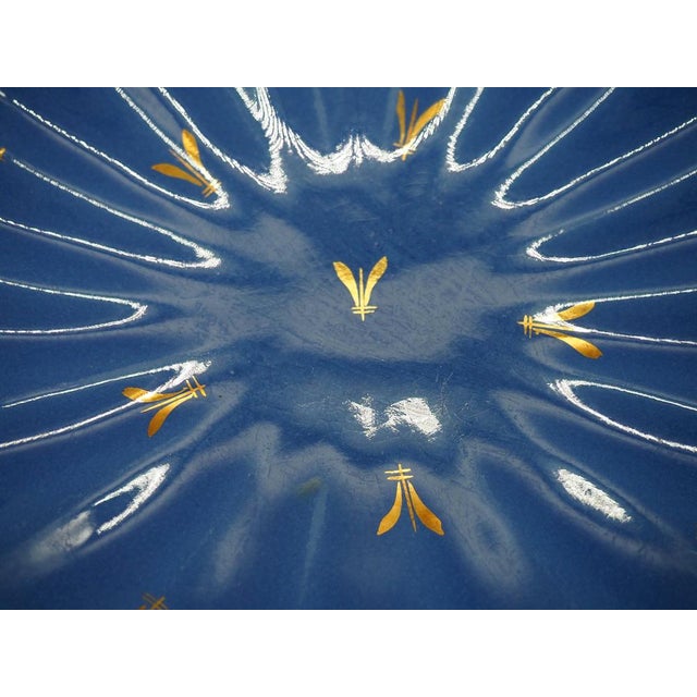 Ceramic Sapphire Bowl with Fish by Arthur Percy, Set of 2 For Sale - Image 7 of 15