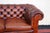 1940s Pegasus Tufted Chesterfield Sofa in Distressed Brown Leather For Sale - Image 13 of 18