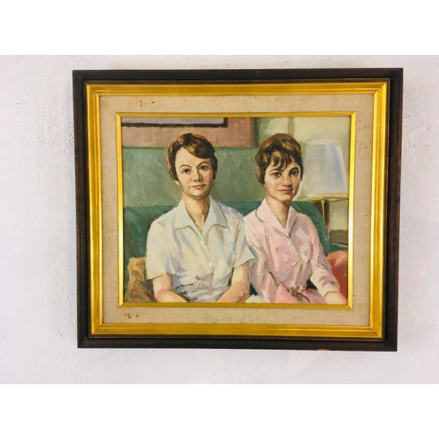 Vintage Oil on Canvas, Listed Artist For Sale - Image 10 of 10