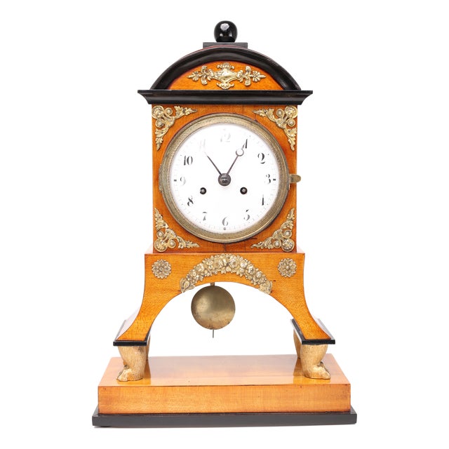 Austrian Mantel Clock, 1810s For Sale
