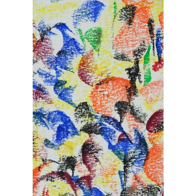 Modern Françoise Galle, Flock of Birds, 1940, Pastel on Paper For Sale - Image 3 of 6