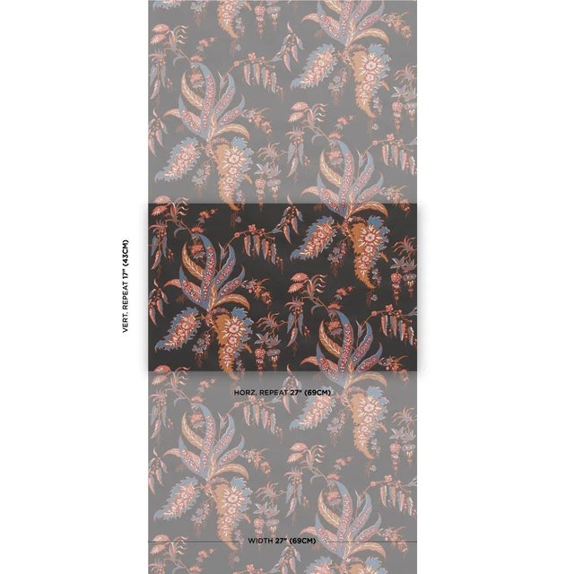 Inspired by an antique hand-block print, Apolline Botanical is a fanciful, leafy floral wallpaper that evokes traditional...
