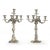 Silver Candleholders, 1870s, Set of 2 For Sale - Image 5 of 5