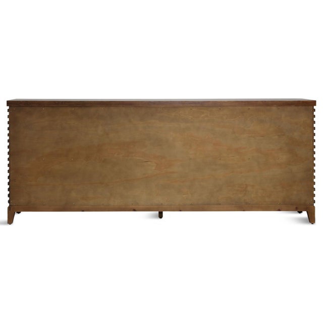 2020s Slatted Acacia Wood Sideboard For Sale - Image 5 of 6