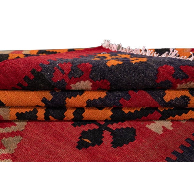 Mid-20th Century Vintage Persian Kilim, 5'0" X 11'0" For Sale In New York - Image 6 of 11