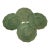 Bordallo Pinheiro Green Floral Pattern Salad Plates - Set of 4 For Sale