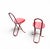 Gastone Rinaldi Folding Chairs by Gastone Rinaldi for Thema, 1970s, Set of 2 For Sale - Image 4 of 6