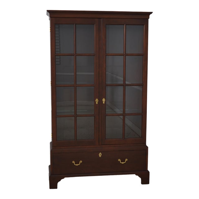 Stickley Colonial Williamsburg Mahogany Bookcase For Sale