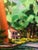 1960s Colorful Mid Century Street Scene - Unsigned For Sale - Image 9 of 13