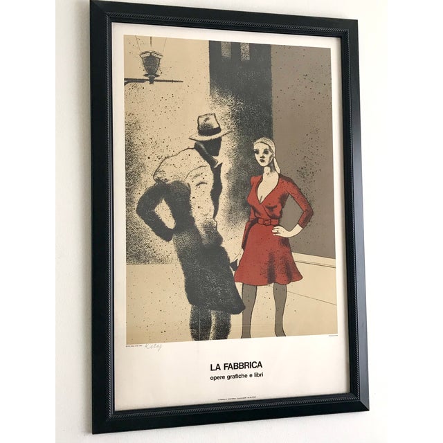 R.B. Kitaj R B Kitaj Signed Print a Life 1975 La Fabbrica, Framed For Sale - Image 4 of 9