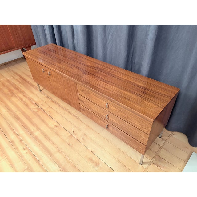 Walnut Veneer Sideboard, Germany, 1970s For Sale - Image 4 of 15