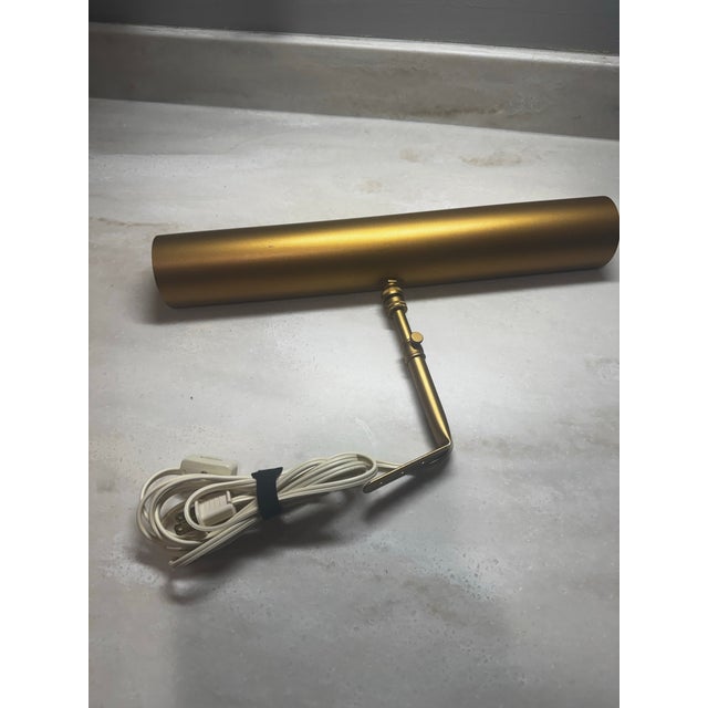 Mid 20th Century Vintage Mid Century Modern House of Troy Traditional Brass Adjustable Picture Lights Art Lamps T14-51 - Set of 5 For Sale - Image 5 of 12