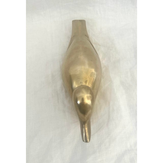 Vintage Solid Brass Duck figurine or paperweight. Perfect for a office or bookshelf etc. Usually these pieces are from...