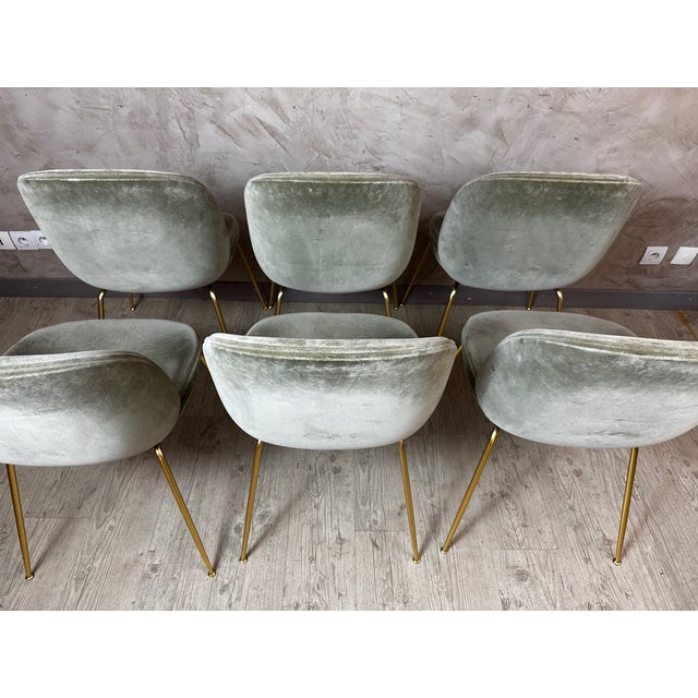 Vintage Chairs from Gubi, 2010s, Set of 6 For Sale - Image 6 of 18