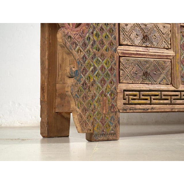 Chinese Carved Gansu Sideboard by Amaru For Sale - Image 3 of 15