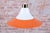 Orange Mid-Century Chandelier in Brass and Lacquered Steel, Czech, 1960s For Sale - Image 8 of 18