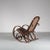 Brown Rocking Chair by Luigi Crassevig, 1970s For Sale - Image 8 of 12