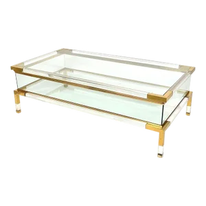 Circa 1970 Maison Jansen Vitrine Coffee Table