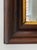 American Early 20th Century American Walnut Wood With Gold Gilt Framed Wall Mirror For Sale - Image 3 of 12